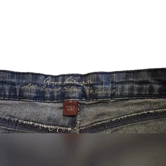 Gloria Vanderbilt, Size 10, ALEXANDRA Denim Capri - Picture 4 of 11